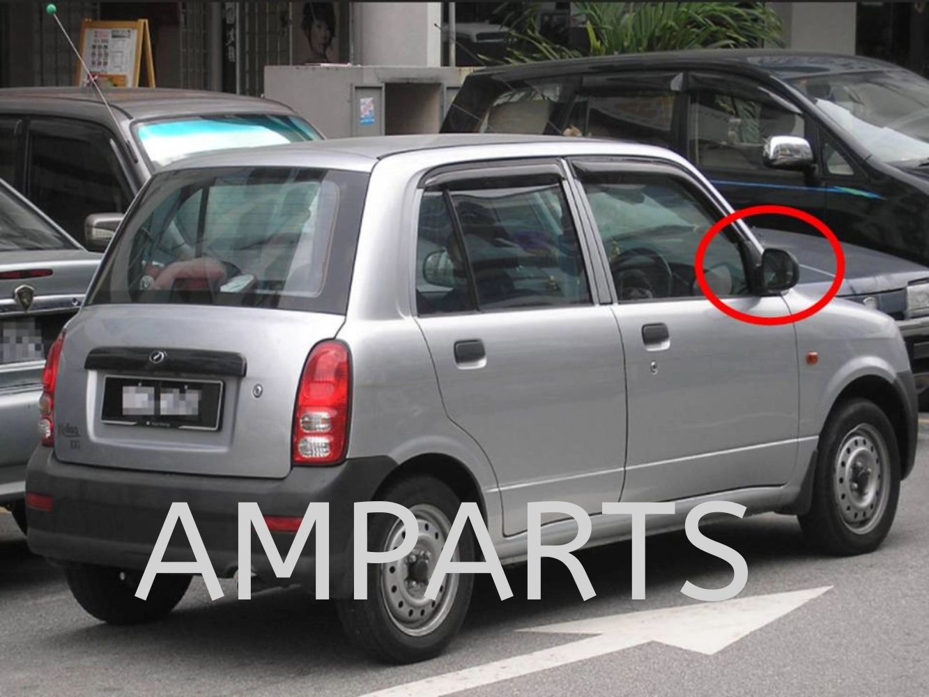 Perodua Kelisa 2000 Door Mirror (Auto) 3 Pin