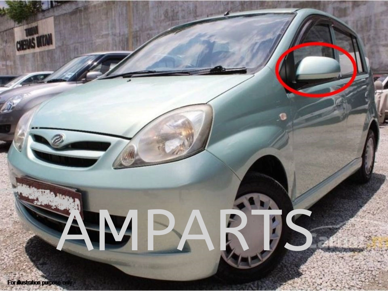 Perodua Viva 2007 Door Mirror (Manual)