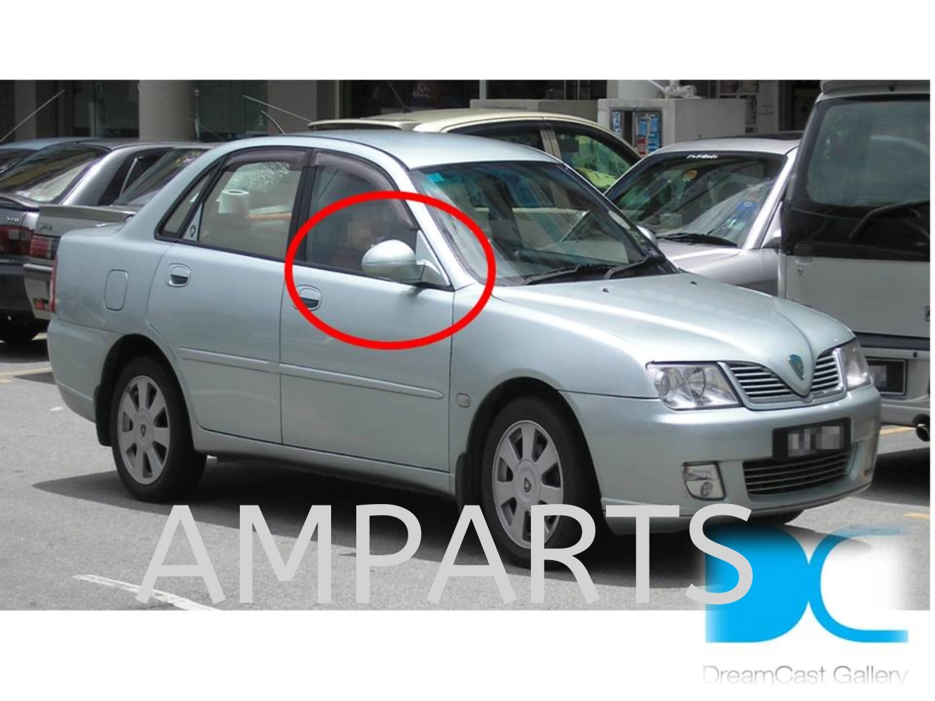 Proton Waja 2001 Door Mirror 3 Pin
