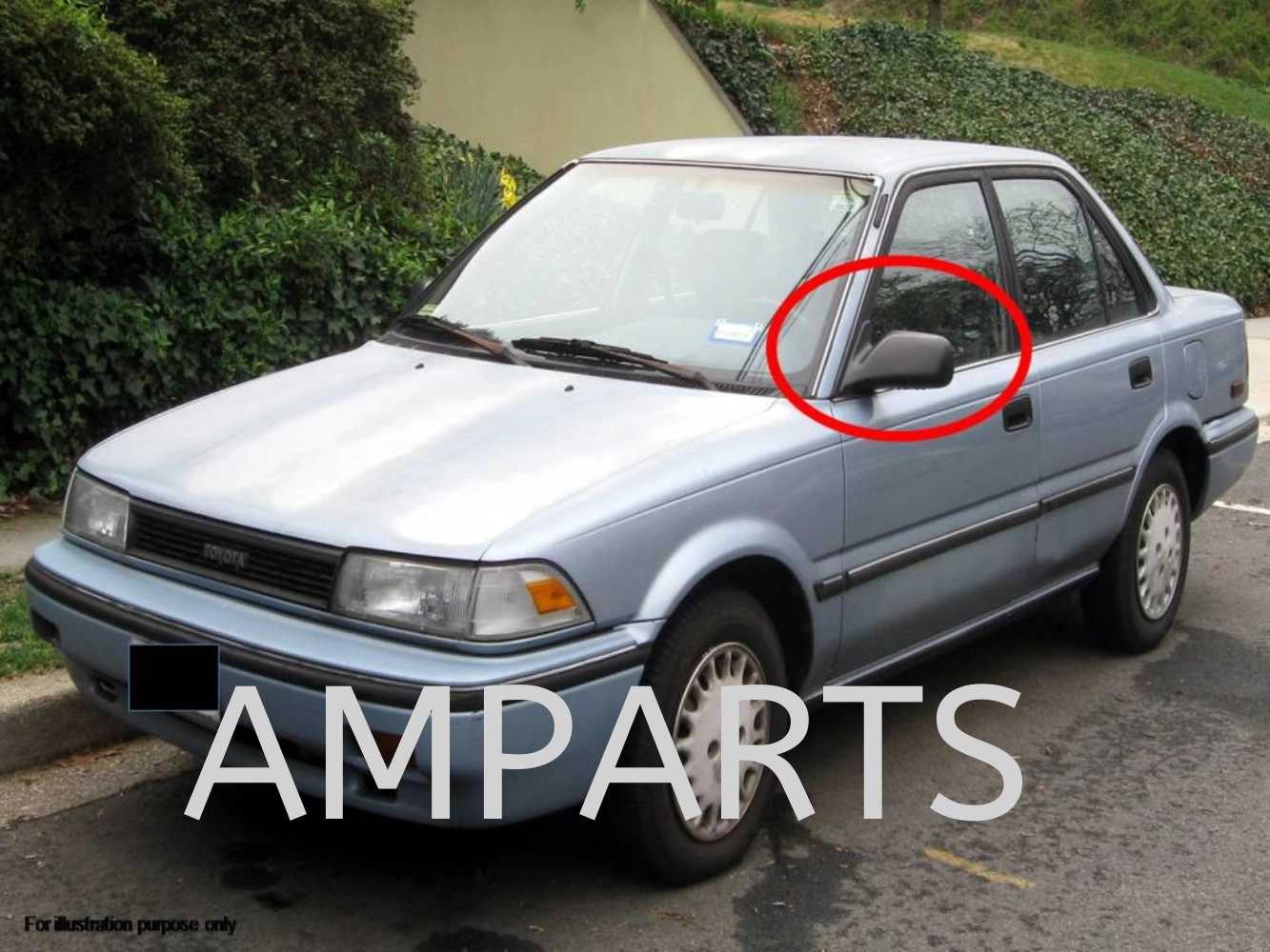 Toyota Corolla 1988 Door Mirror (Manual)