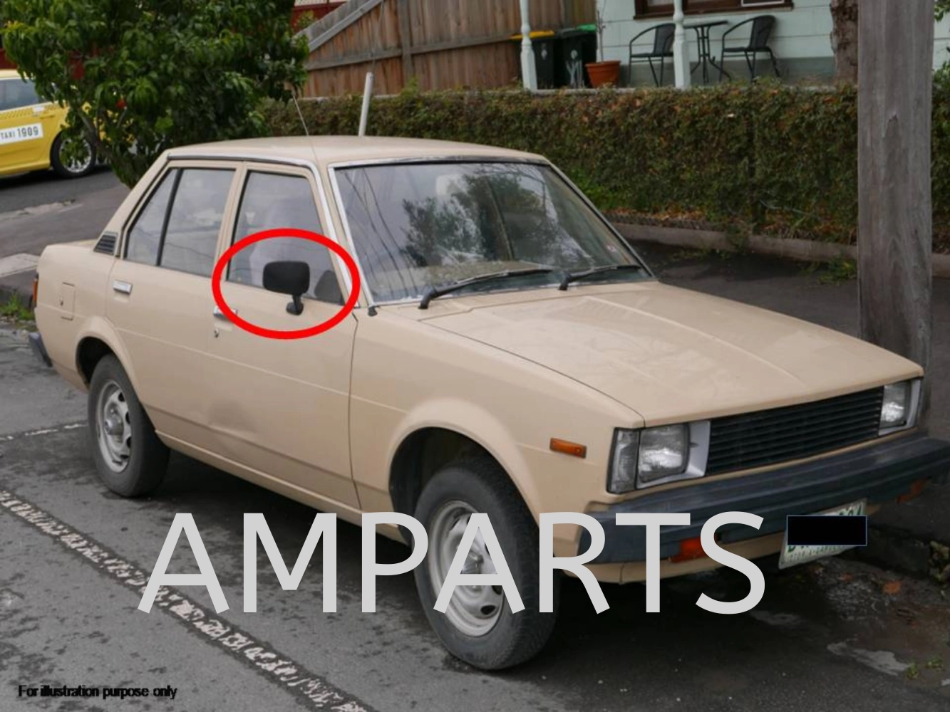 Toyota Corolla 1982 Door Mirror (Manual)