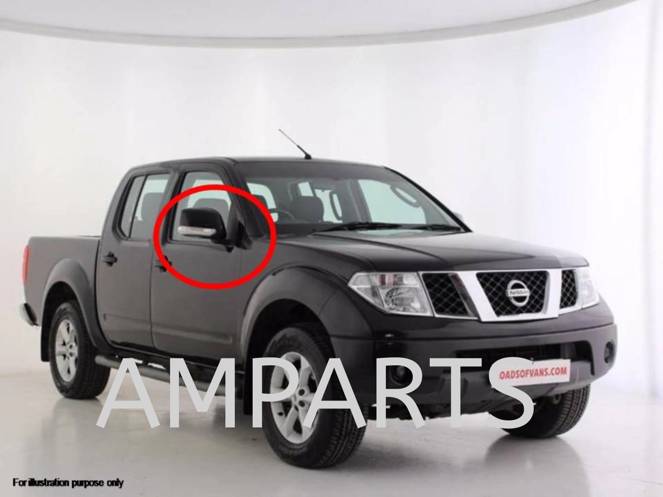Nissan Navara 2009 Door Mirror (Manual)