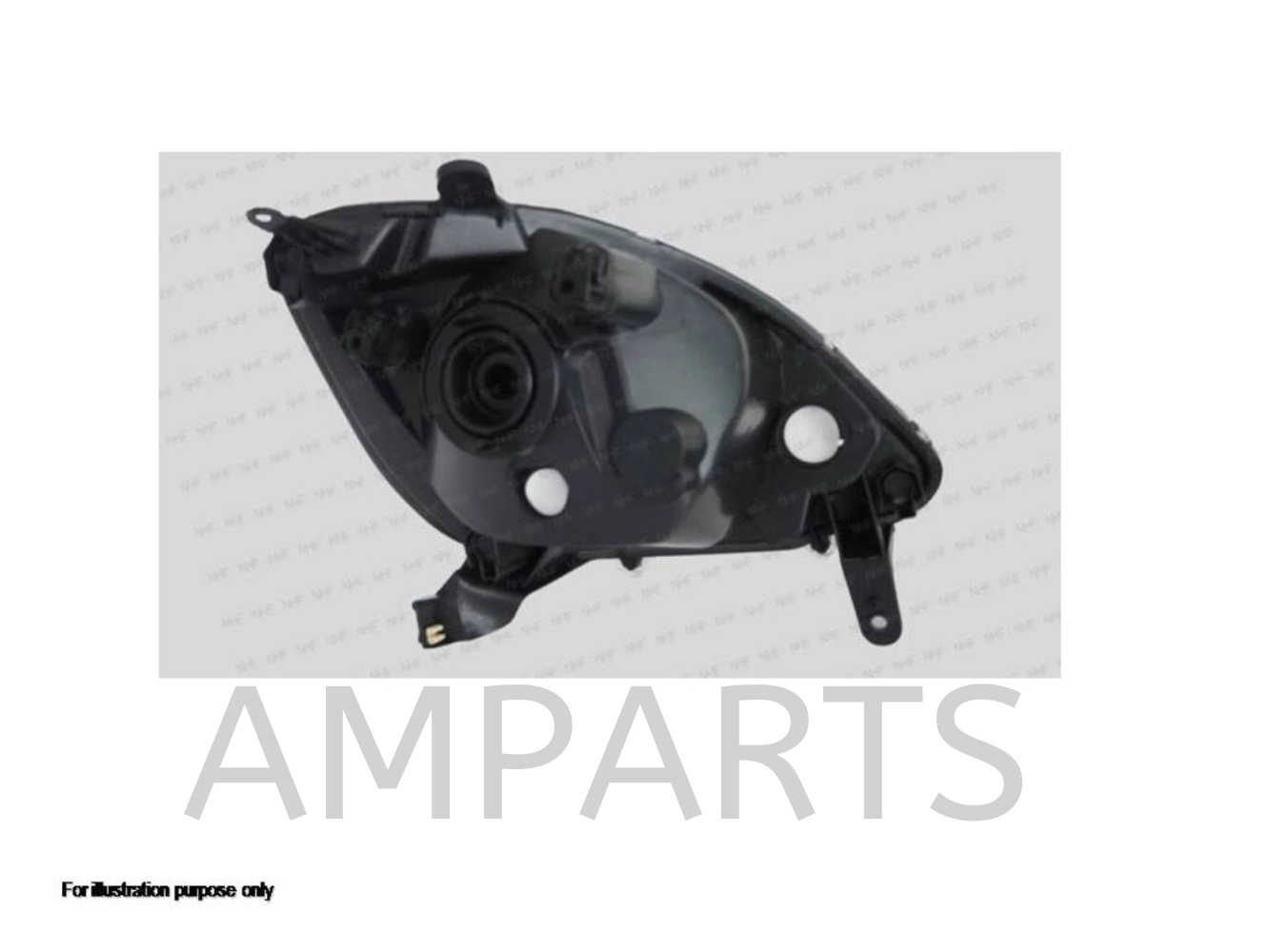 Perodua Viva 2007 Head Lamp (Black) (Left/Right)
